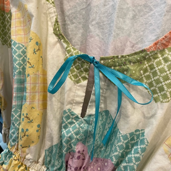 OOAK quilt cottagecore dress - Picture 3 of 4